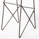 Katniss 30 Total Height Cream Fabric Seat Gold Metal Frame Bar Stool - Default Title