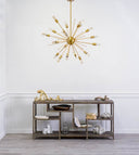Edisonna II 38D Gold Sputnik Twenty Bulb Chandelier - Default Title