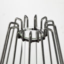 Madeline II Large Gunmetal Gray Metal Glass Test Tube Vase - Default Title