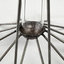 Madeline II Large Gunmetal Gray Metal Glass Test Tube Vase - Default Title