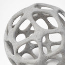Spiro 6L x 6W Off-White Hollow Decorative Orb - Default Title