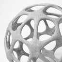 Spiro 7L x 7W Off-White Hollow Decorative Orb - Default Title