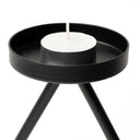Meira Black Metal Seven Votive Table Candle Holder - Default Title