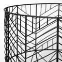 Idris Set of 2 Black Metal Geometric Mesh Bowls - Default Title
