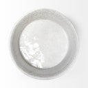 Silone Large 16L x 16W White Ceramic Bowl - Default Title