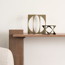 Lima I Small 6L x 6W Gold Geometric Decorative Object - Default Title