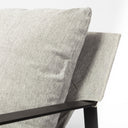 Guilia Frost Gray With Metal Frame Sling Accent Chair - Default Title