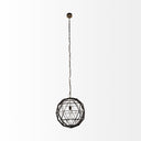 Dyson I 18x18 Black Metal Triangular Orb Pendant Light - Default Title