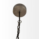 Dyson II 225D Black Metal Triangular Orb Four Bulb Chandelier - Default Title
