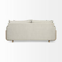 Roy I 84 Frost Gray Upholstered Three Seater Sofa - Default Title