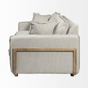 Roy I 84 Frost Gray Upholstered Three Seater Sofa - Default Title