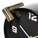 Agar Black Metal Round Table Clock - Default Title