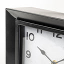 Ralph I Black Metal Square Table Clock - Default Title
