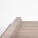 Elaine 59x36 Brown Solid Wood Top Base Coffee Table - Default Title