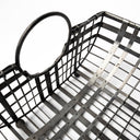 Kenneth Set of 2 24L x 12W Gray Metal Baskets - Default Title