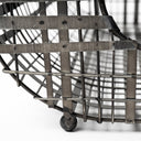 Kenneth Set of 2 24L x 12W Gray Metal Baskets - Default Title