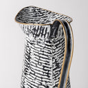 Colette Large BlackWhite Patterned Vase - Default Title