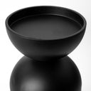 Alex Large Black Metal Cylindrical Table Candle Holder - Default Title