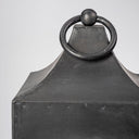Ina Short Charcoal Metal Candle Holder Lantern - Default Title