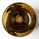 Mojave Small Black and Gold Detail Glass Vase - Default Title