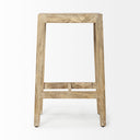 Colony 25 Seat Height Brown Wood Seat Frame Stool - Default Title