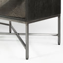 Hogarth I Dark Brown Solid Wood TV Stand Media Console with Storage TV up to 81 - Default Title