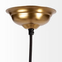 Prima 95x125 Gold Metal and Glass Pyramid Pendant Light - Default Title