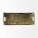 Drey 24L x 10W Gold Rectangular Tray - Default Title