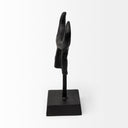 Caleb 4L x 5W Black Metal Tribal Figurine - Default Title