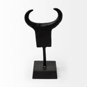 Caleb 4L x 5W Black Metal Tribal Figurine - Default Title