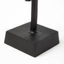 Caleb 4L x 5W Black Metal Tribal Figurine - Default Title