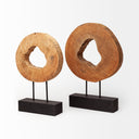 Ironwood II Small 13L x 4W Natural Wooden Circular Object - Default Title
