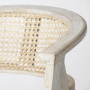 Tabitha 3075 Seat Height Beige FabricRattan Seat Blonde Wood Frame Bar Stool - Default Title