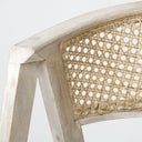 Tabitha 3075 Seat Height Beige FabricRattan Seat Blonde Wood Frame Bar Stool - Default Title