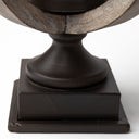 Brillion Small Rustic Wood Metal Table Candle Holder - Default Title