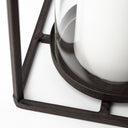 Kingston I Large Rustic Metal Framed Table Candle Holder - Default Title