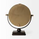 Houston Gold Metal Half Moon Base Table Clock - Default Title