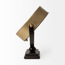 Houston Gold Metal Half Moon Base Table Clock - Default Title