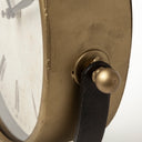 Houston Gold Metal Half Moon Base Table Clock - Default Title
