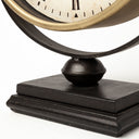 Houston Gold Metal Half Moon Base Table Clock - Default Title