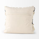Beardell 18 x 18 Cream And Black Details With Tassels Decorative Pillow Cover - Default Title