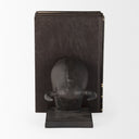 Tauro III Set of 2 10L x 5W Black Cast Aluminum Raging Bull Bookends - Default Title