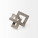 Link Small Silver Metal Sculpture Decorative Object - Default Title