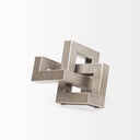 Link Small Silver Metal Sculpture Decorative Object - Default Title