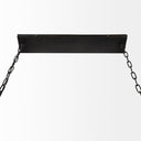 Josie 42x145x20 Natural Wood Chassis Six Light Chandelier - Default Title