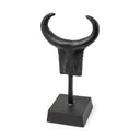 Caleb 4L x 5W Black Metal Tribal Figurine - Default Title