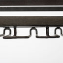 Chriselle Black Metal And Glass Two Tier Bar Cart - Default Title