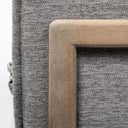 Roy I 84 Castlerock Gray Upholstered Three Seater Sofa - Default Title
