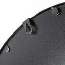 Piers Set of 2 Black Metal Mirrored Round Trays - Default Title