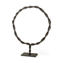 Rizwan Large Black Aluminum Braided Circular Object - Default Title